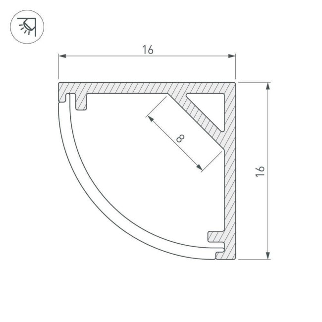 Профиль Arlight 023723