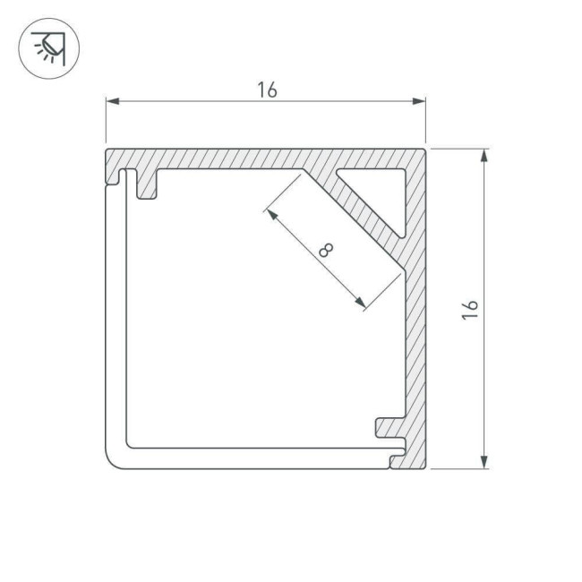 Профиль Arlight 023723