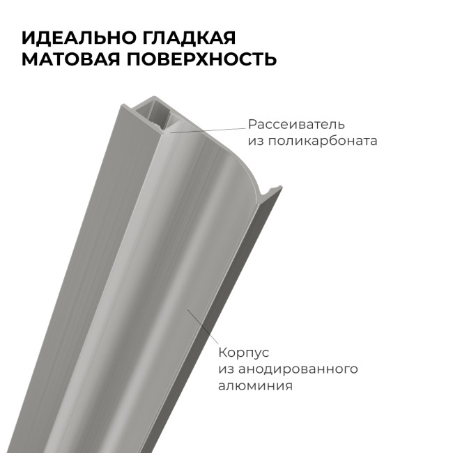 Алюминиевый профиль (комплект) Apeyron 08-66 Алюминиевый профиль (комплект) Apeyron 08-66