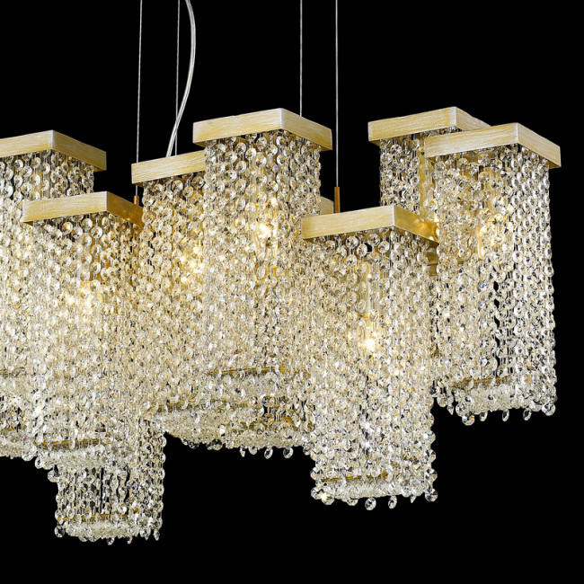 Подвесная люстра Delight Collection PR68065-12 gold Подвесная люстра Delight Collection PR68065-12 gold