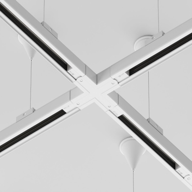 Коннектор X-образный Maytoni Technical Accessorises TRA005CX-31W Коннектор X-образный Maytoni Technical Accessorises TRA005CX-31W