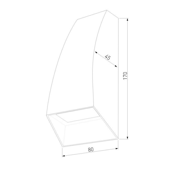 Уличный настенный светильник Elektrostandard Forw 4690389177729 Уличный настенный светильник Elektrostandard Forw 4690389177729