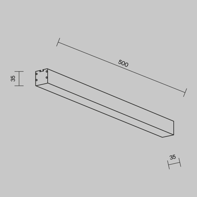Линейный светильник Maytoni Technical LL311010 Линейный светильник Maytoni Technical LL311010