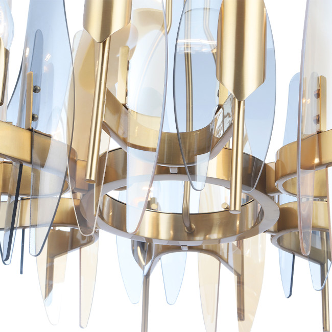 Подвесная люстра Crystal Lux CASA SP-PL12 BRASS Подвесная люстра Crystal Lux CASA SP-PL12 BRASS