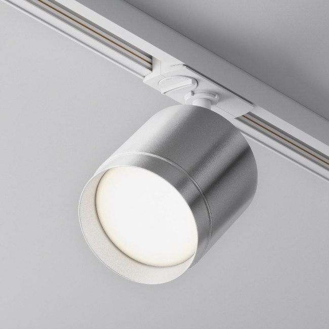Трековый однофазный светильник Maytoni Polar TR088-1-GX53-S Трековый однофазный светильник Maytoni Polar TR088-1-GX53-S
