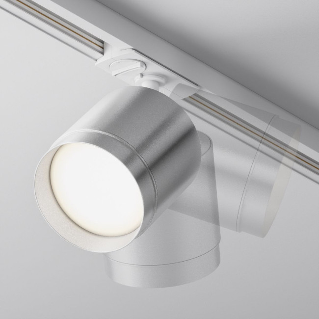 Трековый однофазный светильник Maytoni Polar TR088-1-GX53-S Трековый однофазный светильник Maytoni Polar TR088-1-GX53-S