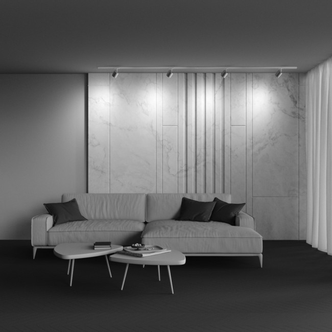 Трековый однофазный светильник Maytoni Polar TR088-1-GX53-S Трековый однофазный светильник Maytoni Polar TR088-1-GX53-S