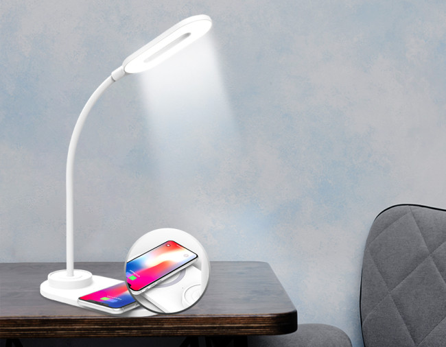 Настольная лампа с беспроводной зарядкой Ambrella Light Desk DE588