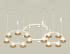 Комплект подвесного светильника Ambrella Light Techno Ring XR92082000 (A9208x3, C9241, C9236, C9236, N8144, N8124)