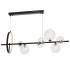 Подвесная люстра Lumina Deco LDP 7033-7 BK+CL