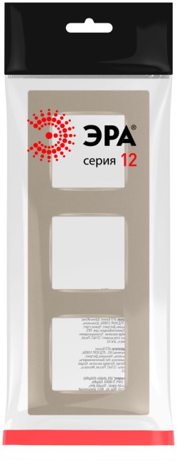 Рамка на 3 поста Эра Классик 12-5203-04 Б0067783 Рамка на 3 поста Эра Классик 12-5203-04 Б0067783