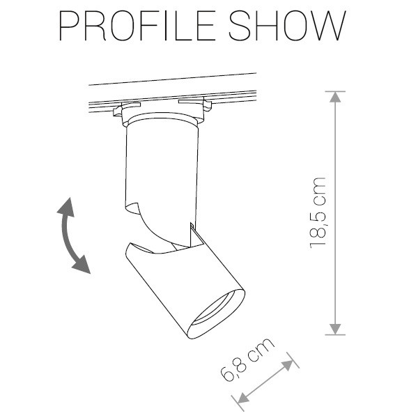 Трековый светодиодный светильник Nowodvorski Profile Show 9424 Трековый светодиодный светильник Nowodvorski Profile Show 9424