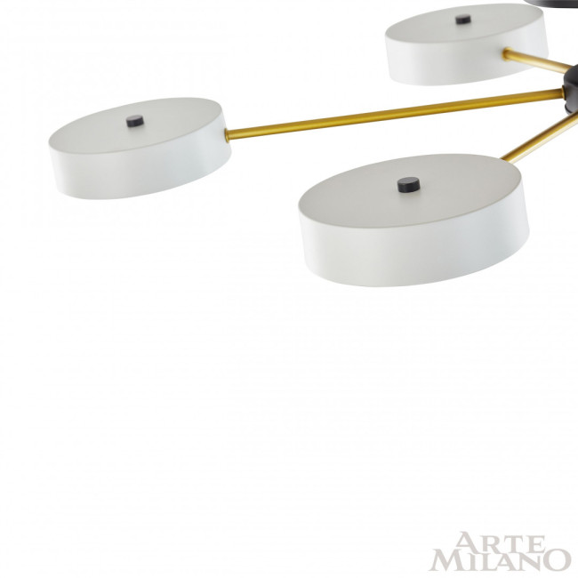 Потолочная люстра Arte Milano Ferrara 252006/5 Bk/Wh Потолочная люстра Arte Milano Ferrara 252006/5 Bk/Wh