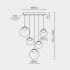 Подвесной светильник Modelux ML.2338.5 BK Подвесной светильник Modelux ML.2338.5 BK
