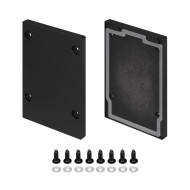 Заглушка Arlight IP-LINE-5475 BLACK глухая (Металл) 055283