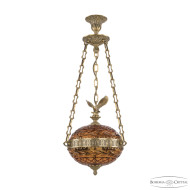Подвесной светильник Bohemia Ivele Crystal 71000P/30 FP Amber/M-1F FE1M