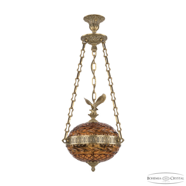 Подвесной светильник Bohemia Ivele Crystal 71000P/30 FP Amber/M-1F FE1M Подвесной светильник Bohemia Ivele Crystal 71000P/30 FP Amber/M-1F FE1M