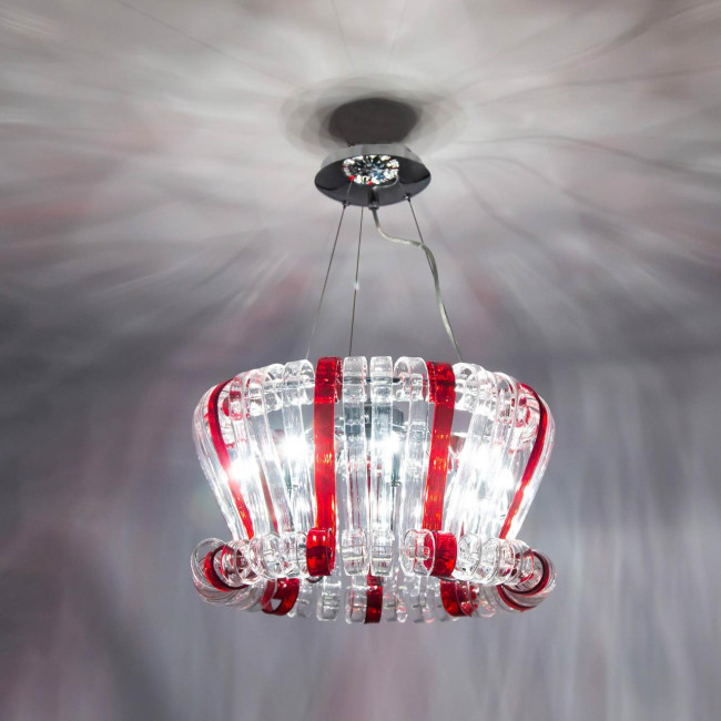 Подвесная люстра Citilux Volution Rosso EL326P09.2 Подвесная люстра Citilux Volution Rosso EL326P09.2