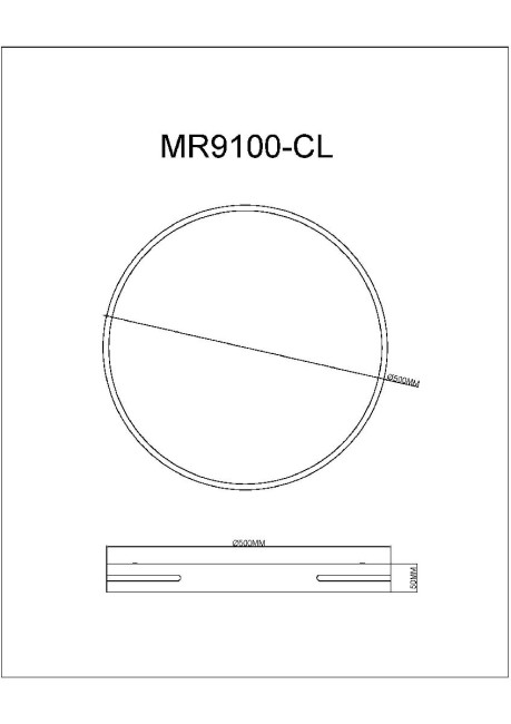 Потолочный светильник Myfar Oberon MR9100-CL Потолочный светильник Myfar Oberon MR9100-CL