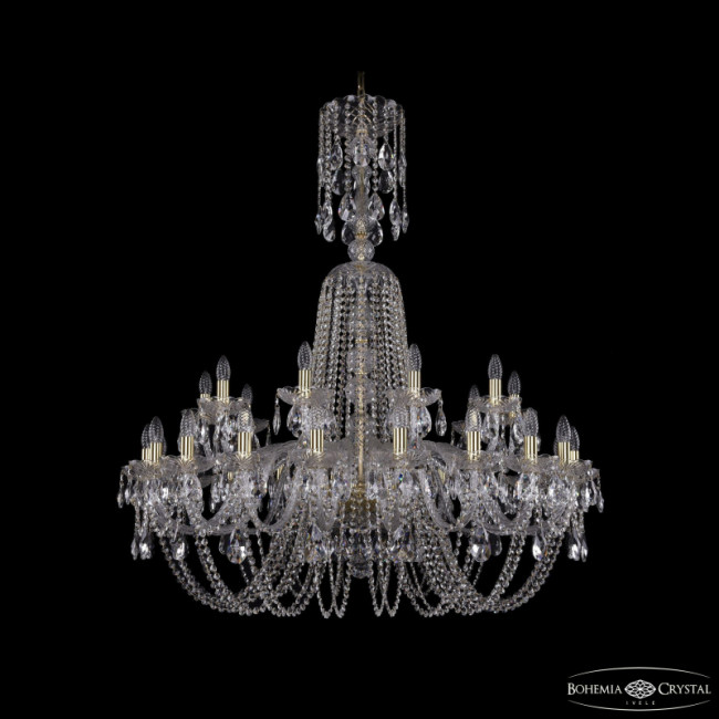 Подвесная люстра Bohemia Ivele Crystal 1402/20+10/400/XL-130 G