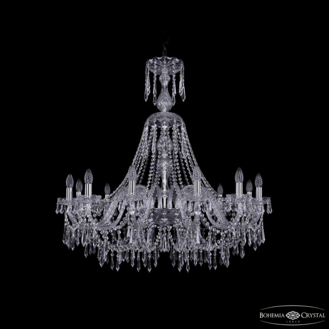 Подвесная люстра Bohemia Ivele Crystal 1403/12/360/XL-100 Ni Подвесная люстра Bohemia Ivele Crystal 1403/12/360/XL-100 Ni