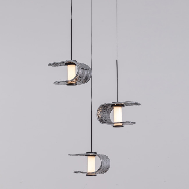 Подвесной светильник MD24020901-3A black/smoky Подвесной светильник MD24020901-3A black/smoky