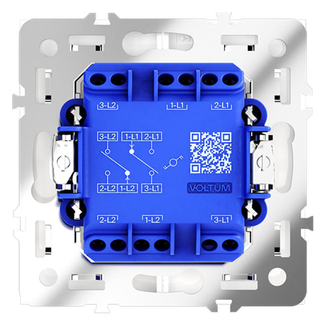 Проходной переключатель двухклавишный Voltum S70 VLS020303 (кашемир) Проходной переключатель двухклавишный Voltum S70 VLS020303 (кашемир)