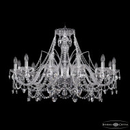 Подвесная люстра Bohemia Ivele Crystal 1411/12/360 Ni