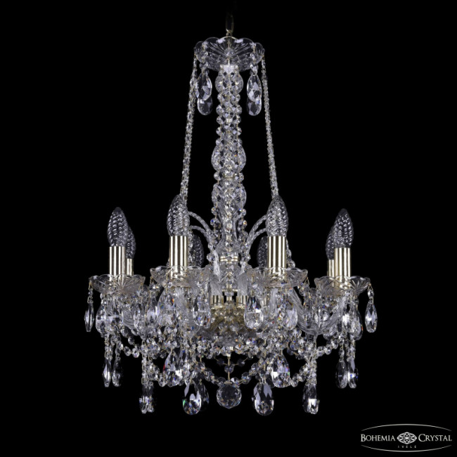 Подвесная люстра Bohemia Ivele Crystal 1411/8/141/h-62 G