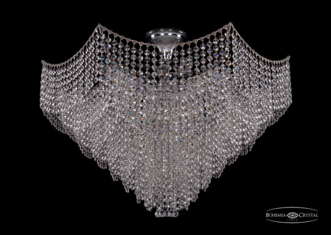 Люстра на штанге Bohemia Ivele Crystal 77071/77 Ni Люстра на штанге Bohemia Ivele Crystal 77071/77 Ni