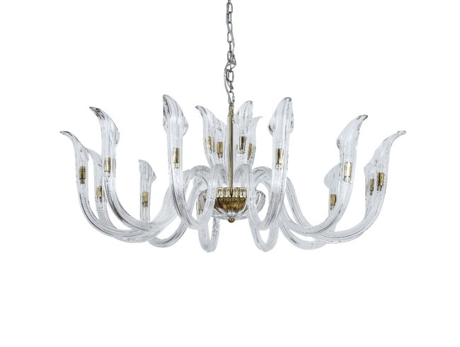 Подвесная люстра Newport 3654+12/C gold М0070041 Подвесная люстра Newport 3654+12/C gold М0070041