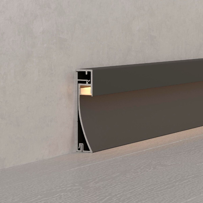 Профиль Arlight PLINTUS-H54-2000 BLACK 045433 Профиль Arlight PLINTUS-H54-2000 BLACK 045433