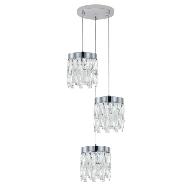 Подвесной светильник Indigo Anna 12029/3P Chrome V000497 Подвесной светильник Indigo Anna 12029/3P Chrome V000497