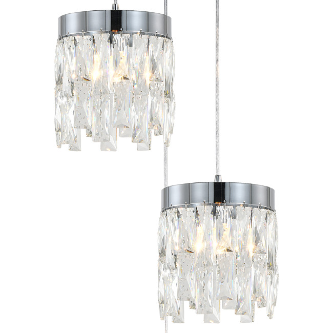 Подвесной светильник Indigo Anna 12029/3P Chrome V000497 Подвесной светильник Indigo Anna 12029/3P Chrome V000497