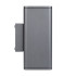 Уличный настенный светильник Arlight LGD-EVO-WALL-TWIN-S100x100-2x12W Day4000 (GR, 44 deg, 230V) 046194 Уличный настенный светильник Arlight LGD-EVO-WALL-TWIN-S100x100-2x12W Day4000 (GR, 44 deg, 230V) 046194