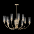 Люстра на штанге Crystal Lux SECRET SP10 GOLD