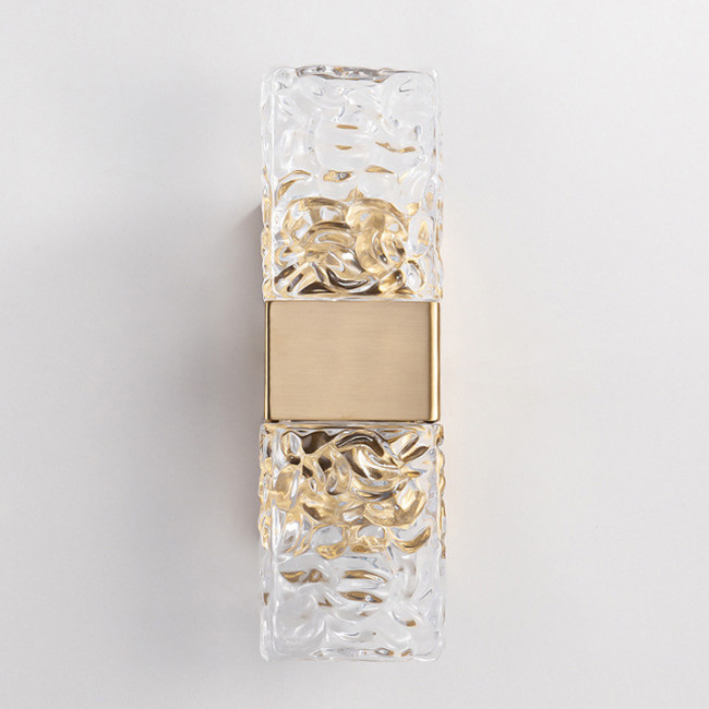 Настенный светильник 88068W gold/clear Настенный светильник 88068W gold/clear