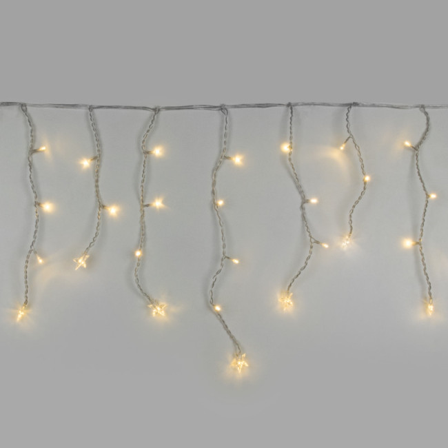 Светодиодная бахрома Eurosvet 100-002 теплый белый 1,8*0,5м IP20 Светодиодная бахрома Eurosvet 100-002 теплый белый 1,8*0,5м IP20