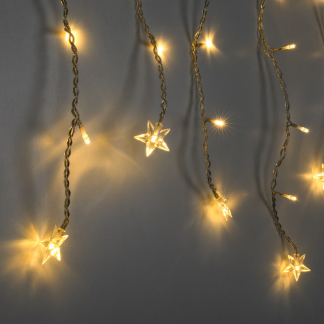 Светодиодная бахрома Eurosvet 100-002 теплый белый 1,8*0,5м IP20 Светодиодная бахрома Eurosvet 100-002 теплый белый 1,8*0,5м IP20