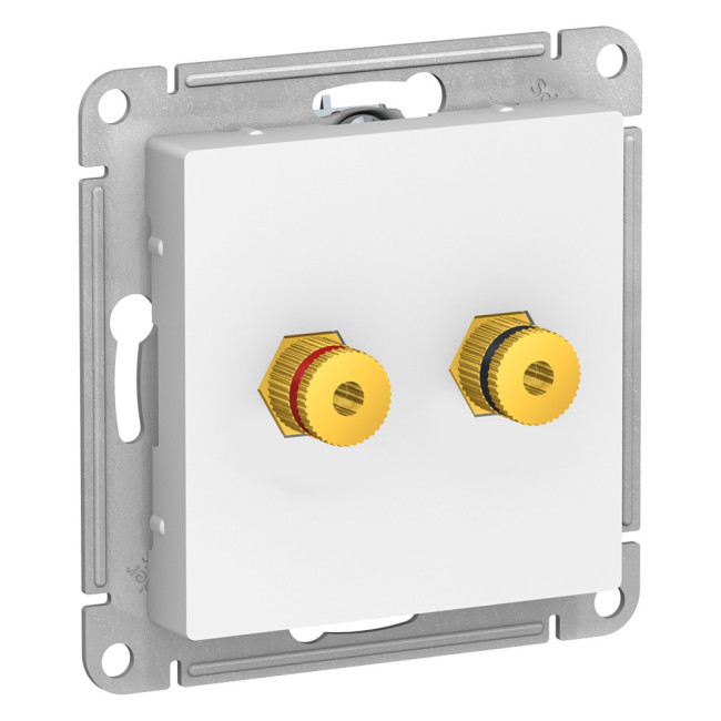 Аудиорозетка двухместная Systeme Electric AtlasDesign ATN000187 Аудиорозетка двухместная Systeme Electric AtlasDesign ATN000187