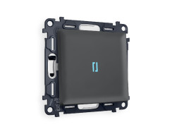 Комплект механизма 1-кл проходного выключателя с подсветкой Ambrella Volt Alfa MA902040