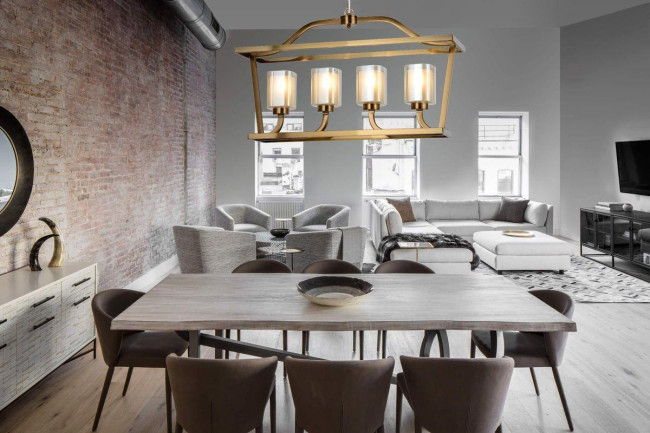 Подвесная люстра Lumina Deco Atlanta LDP 1222-4 MD Подвесная люстра Lumina Deco Atlanta LDP 1222-4 MD