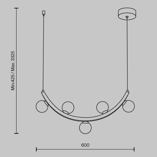 Подвесная люстра Maytoni Ambre MOD331PL-L12BS3K Подвесная люстра Maytoni Ambre MOD331PL-L12BS3K
