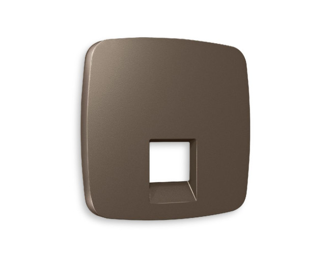 Лицевая панель для компьютерной/телефонной розетки RJ-45/RJ-11 Ambrella Volt Omega OP6420 Лицевая панель для компьютерной/телефонной розетки RJ-45/RJ-11 Ambrella Volt Omega OP6420