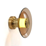 Настенный/Потолочный светильник 8665W/S gold/amber