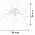 Потолочная люстра Vitaluce V3727-0/5PL Потолочная люстра Vitaluce V3727-0/5PL