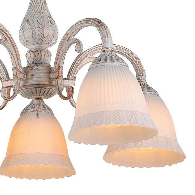 Потолочная люстра Escada Versailles 1114/5PL White Потолочная люстра Escada Versailles 1114/5PL White