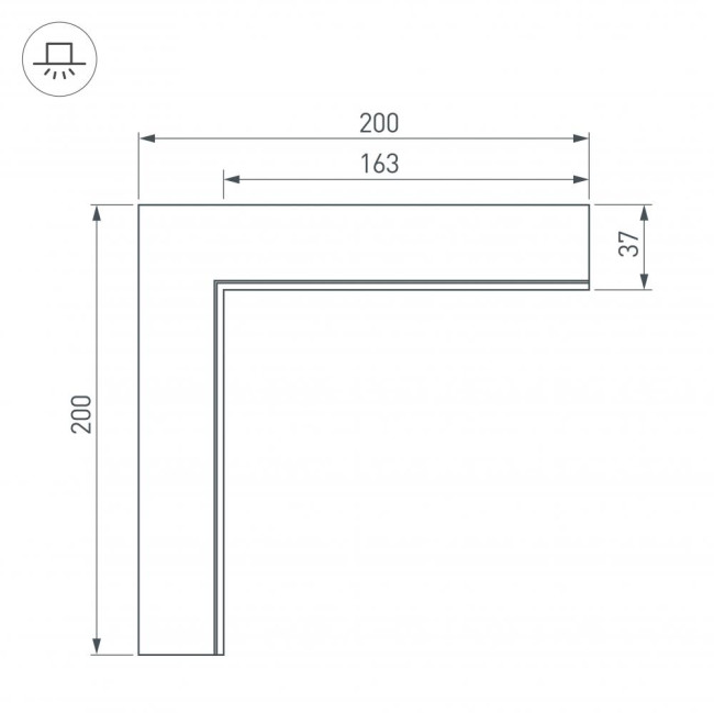 Соединитель профиля Arlight 030095 Соединитель профиля Arlight 030095