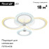 Потолочная светодиодная люстра Ambrella Light Acrylica Original FA4061 Потолочная светодиодная люстра Ambrella Light Acrylica Original FA4061