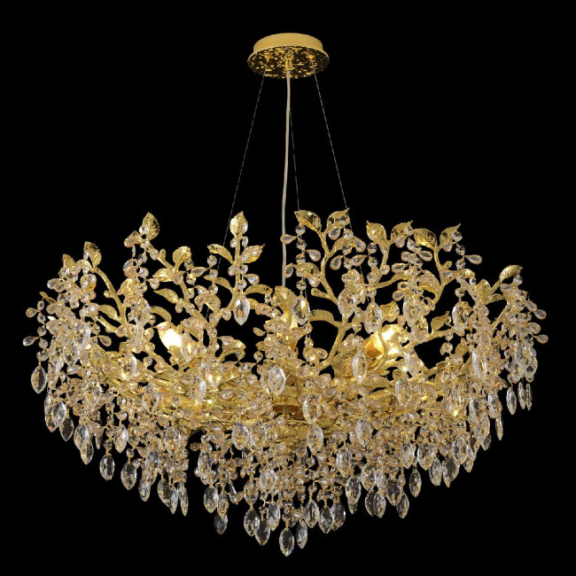 Подвесная люстра Crystal Lux EDEN SP10 GOLD Подвесная люстра Crystal Lux EDEN SP10 GOLD